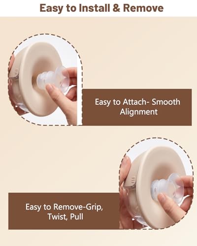 Set 6 inserts para extractor de leche eufy 19 mm silicona miniatura 7