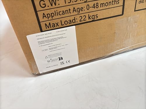 Gcarebb Leather 3 in 1 Pushchair, City Strollers with Car Seat, Portable One-Click Folding Walking Stick Stroller, Landscape Combined Strollers High Aluminium Frame for Newborn 0-4 Years - Image 7