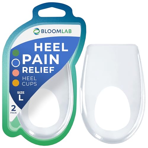 Image of Gel Silicone Heel Cups /Pads, 2 Pack, for Achilles Tendonitis, Shoe Wedge Inserts for Plantar Fasciitis, Bone Spur, Foot Pain Relief Support, Comfort Cushion Insoles for Women /Men