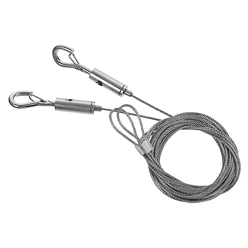 TOPPERFUN 2 pezzi Cavo Inossidabilper Appendere Foto Resistente per Uffici Scuole e Casa Filo per Progetti Creativi e Leggere