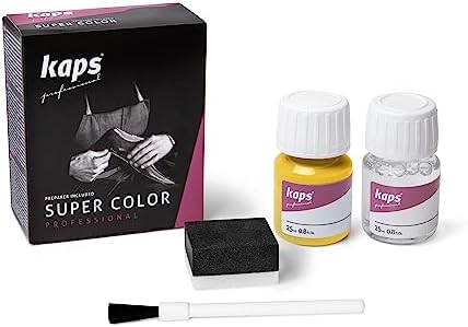Kaps Super Color z Podkładem - Farba do Butów ze Skóry Naturalnej, Syntetycznej i Tekstyliów, 70 kolorów