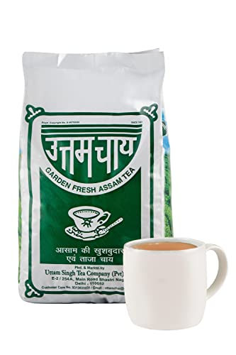 Image of UTTAM TEA Garden Fresh Assam Tea Uttam Tea, Chai Patti, Assam Tea, Loose Tea Leaves, Original & Pure Assam Tea (1 kg)