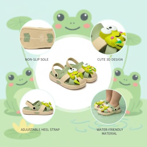 Image of GLJ Unisex Kids Comfort Sandal for Kid Boy & Girl, Age 1-5 Years, 1150