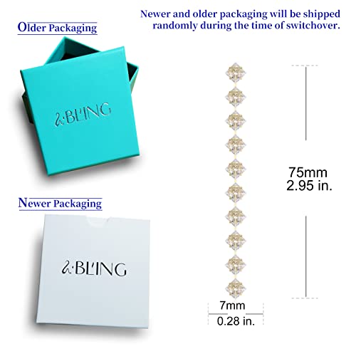 Sbling 18K Gold Plated Cubic Zirconia Drop Earrings - Gifts For Women/Girls #TOP5