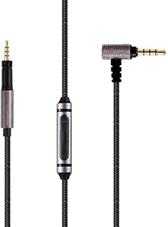 jghcsz Replacement Audio Cable Wire Upgrade for Sennheiser Momentum 2.0 HD 4.40 BT HD4.50 HD4.30i hd 400s on Ear Weave Headset Cable with Microphone 3.5mm to 2.5mm