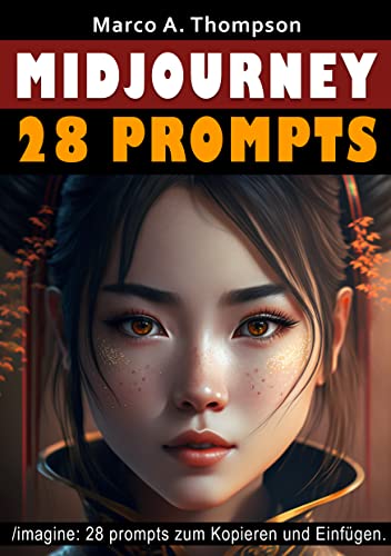 Midjourney - 28 prompts zum Kopieren und Einfügen: Volumen 1 (German Edition)