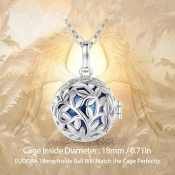 Eudora Harmony Ball Collier Bola De Grossesse Avec Chaîne, Pendentif