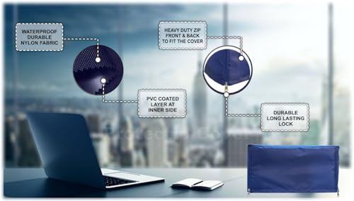 Image of Protectio chain Printer Cover for Canon Laser LBP 2900B Mono Printer, Color - Blue colour / Dustproof / Washable