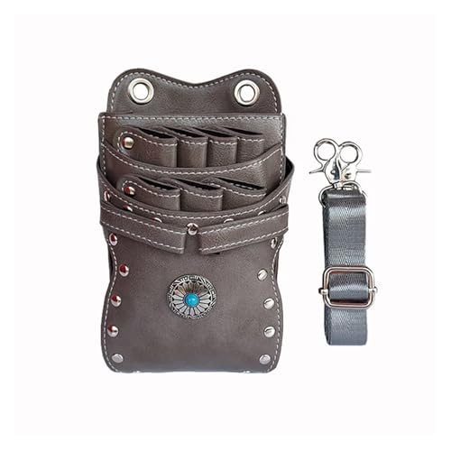 Cisaille et peigne à portée de main avec ce sac de coiffure anti-chute gris