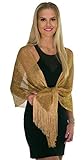 ShineGlitz Shawls and Wraps for Evening Dresses, Metallic Glitter Shawls for Women, Sparkling Weddin