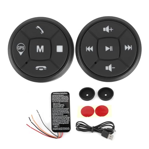 Commande sans fil au volant voiture 10 touches pour gestion musique et GPS radio