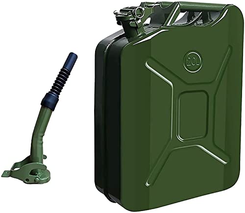 Bidon de carburant métallique 5 litres avec finitions soignées