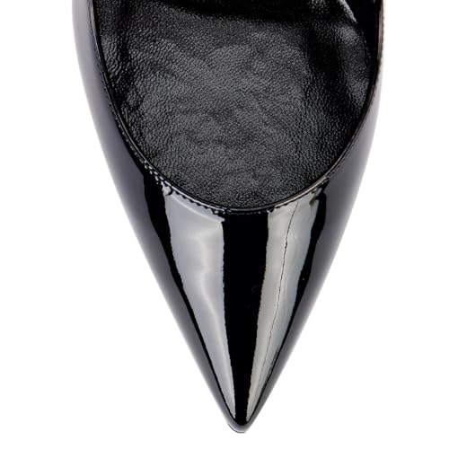 miss left Women Slingback Stiletto Heel Pointed Toe Pumps Slip On Sky High Heel Elastic Backstrap Sandals Comfort Party Dinner Shoes Size 4-16 US 5