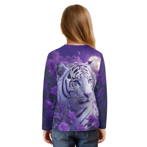 Toddler Girls Tee Shirts Kids 5-12 Cool Long Sleeve Tie Front Knot Tee Tops2