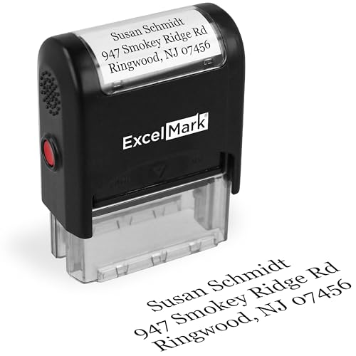 ExcelMark Custom Stamp – Clear & Crisp Impressions – Personalized