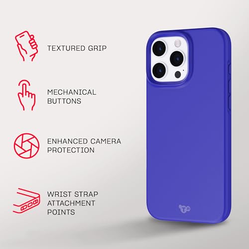 Image of Tech21 EvoLite for iPhone 16 Pro Max Ultra Thin - Impact Protection Case - in Cobalt Blue
