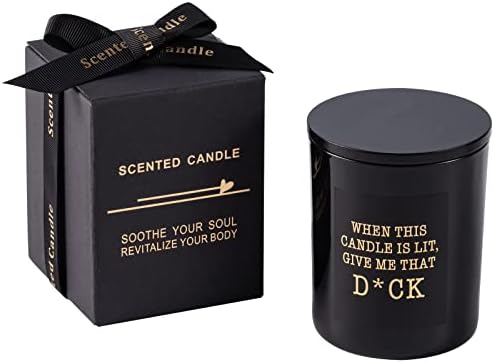 Jasmine Scented Candles - Funny Gifts for Men, Gifts for Him - Husband Gifts, Boyfriend Gifts, Fiance Gifts -Funny Anniversary,Christmas,Valentine's Day,Birthday Gifts for Husband, Boyfriend, Couple