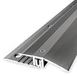 COULEUR: aspect acier PROVISTON  Profil de finition  Barre de seuil  Largeur 44 mm  Rattrapage 6,5-16 mm  Longueur 2700 mm  Profilé en alu  Barre de seuil de rattrapage  Barre de jonction  Aspect inox  1 pièce