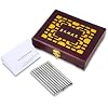 Mohs Hardness Test Kit, Mohs Hardness Tester Industrial Mineral Identification Kit 10 Pack, with Storage Box, Length: 130mm, Diameter: 6mm, for Tiles, Concrete