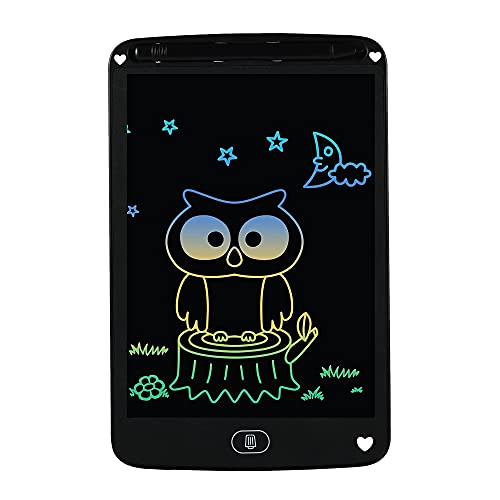 12 Inch Large Size LCD Writing Tablet for Kids Electronic Colorful Screen Drawing Board Doodle Scribbler Pad Learning Educational for Boy Girl (Black) Toy Review India (Iknoor World )