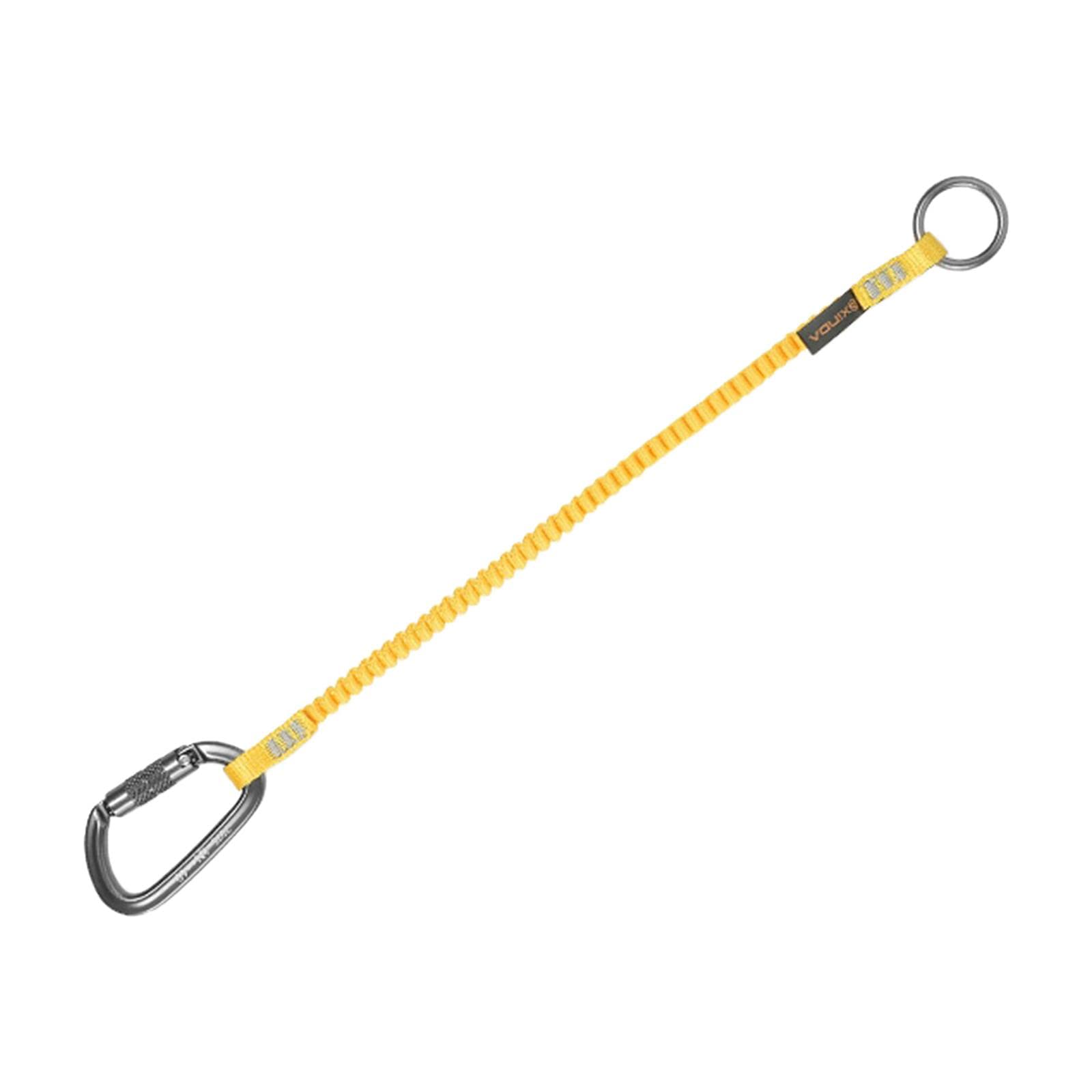 FASHIONMYDAY Climbing Elastic Rope Lanyard Strong for Outdoor Sports Rappelling Gear Style C | Ropes| Cords and Slings