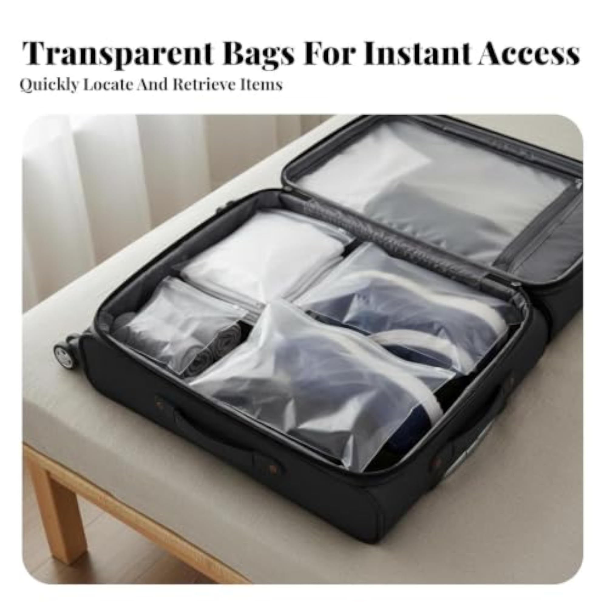 Translucent Clothes Packing Bag
