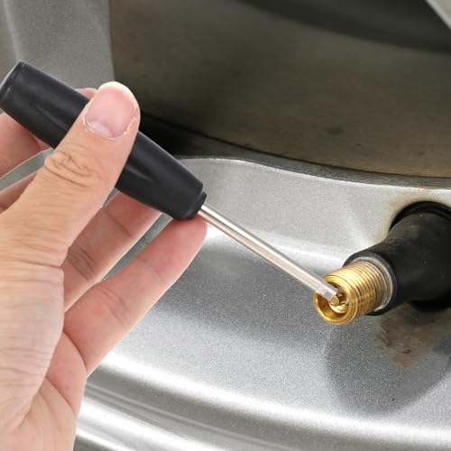 Image of Nogeqi 2 Pcs Valve Core Removal Tool, Tire Valve Stem Tool for Bicycle Car Motorcycle Repair Install Accessory, Guard Against Over or Under Torquing