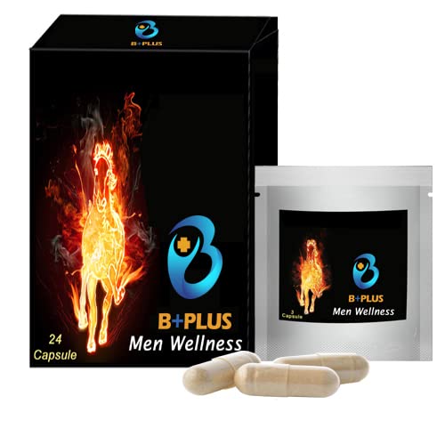 B+PLUS Shilajit Capsules For Men Infused with Natural Shilajit Extracts Ayurvedic Capsules For men(Pack of 24 Capsule)