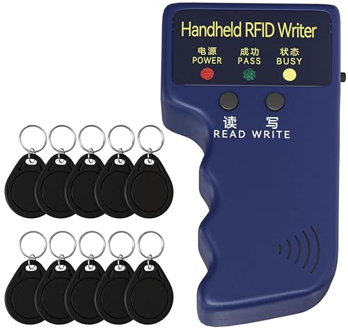 RFID Copier 125khz RFID Reader Writer Handheld ID...