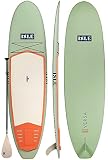 ISLE Versa Rigid Stand Up Paddle Board & SUP Bundle Accessory Pack — Hard Board Lightweight Epoxy SU
