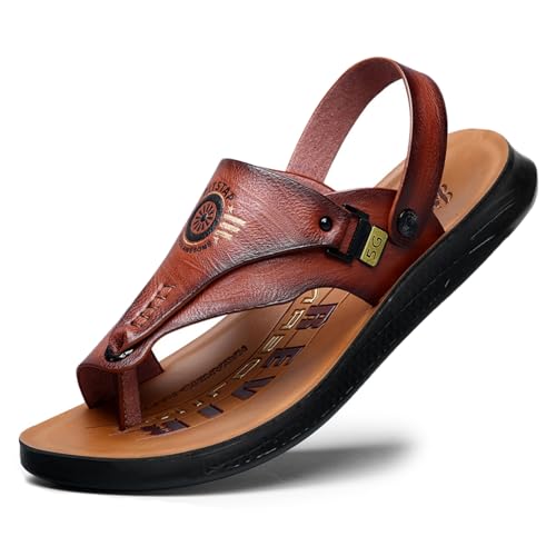 Mens Comfortable Foot Correction Beach Sandals,Open Toe Plantar Fasciitis Flip Flops For Big Toes Bent Toes And Pain Relief,Orthopedic Bunion Corrector Slipper