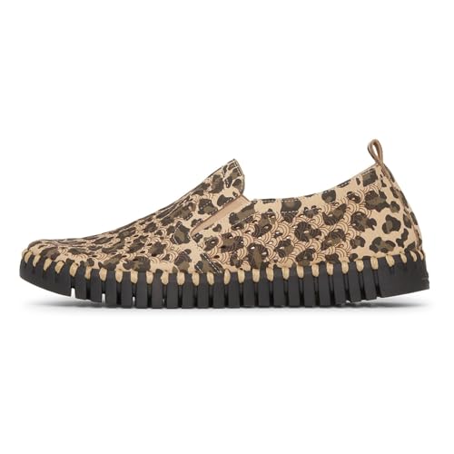 Image of Ilse Jacobsen HORNBAEK Women's Tulip Slip-On Flat | Elastic Side Panels | Lightweight Flexible Comfort.
