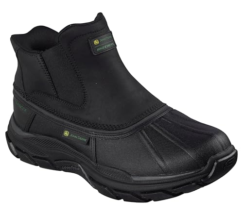 Skechers Skechers Men's RESPECTED-Langdon Rain Boot, Black, 11