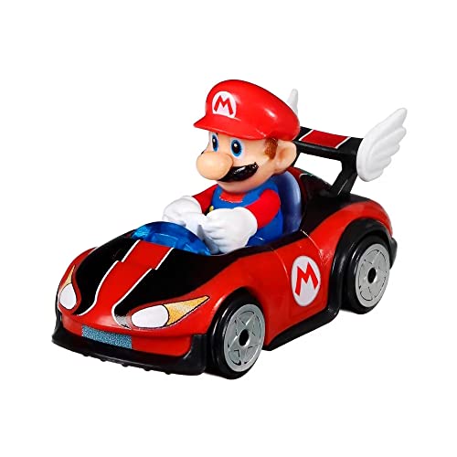 DieCast Hotwheels Mario Kart Mario Wild Wing miniatura 2