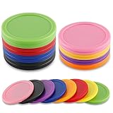 BQSPT 16 Pieces Air Hockey Pucks 2.5 Inch 64mm Replacement Pucks Air Hockey Tables Pucks for Game Ta