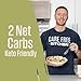 Care Free Kitchen Plain 3-Pack (8 oz. Bags) Rotini Keto Pasta Noodles, 20g High Protein, Low Carb 2g Net Carbs, 26g High Fiber