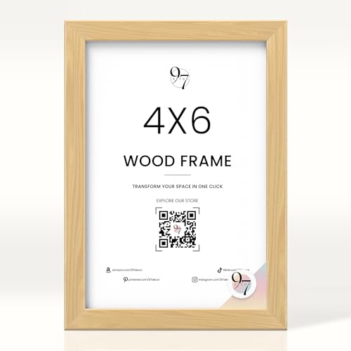 97 Decor Beige 4x6 Picture Frame With Plexiglass - 4