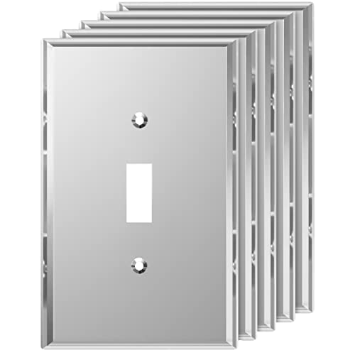 Plaque murale acrylique argent LIDER LWP-11O-ASV5P interrupteur à bascule
