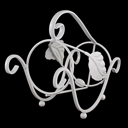 Soporte para botellas de vino Ruilogod blanco pequeño miniatura 3