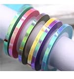 Nail Striping Tape 1mm 2mm 3mm Mixed Size Rolls Adhesive 3D Line for DIY Nail Art Design