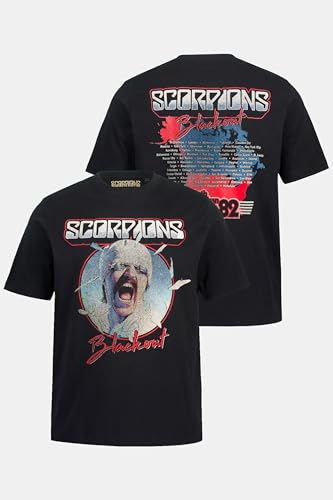 T-Shirt Scorpions JP 1880 anti-serrage coton extensible grandes tailles homme - 5