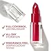 COVERGIRL Clean Lip Color, Romance Mauve, Satin Finish, Squalane, Avocado & Aloe, Carmine-Free, Non-Drying, 0.12oz