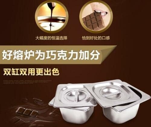 Electric Water Heating Chocolate Melter 2-Tanks Chocolate Melting Machine