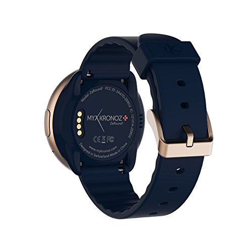 Smartwatch circular MyKronoz ZeRound 2 negro con podómetro integrado y control de música remoto 4
