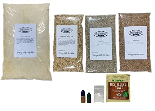 North Georgia Still Company's Rabbit Hole Bourbon Style Master Distillers Kit, DIY 10 Gallon Mash Kit, Fermentation Kit for Moonshine