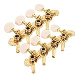 ABOOFAN Gitarren Stimmwirbel aus Metall Mandolinen Tuning Pegs Langlebige Gitarrenmechaniken für Präzises Stimmen Geeignet für Anfänger und Musiker Praktisches Zubehör für