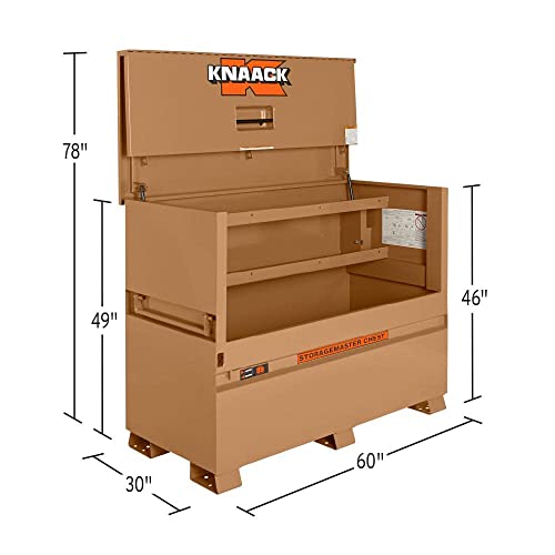 Knaack, 89, Jobsite Piano Box, 60\" W x 30\" D x 46\" H, Tan
