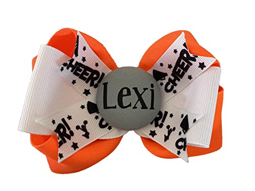Customized Baseball Hair Bow Clip Or Ponytail Holder With Name #TOP6