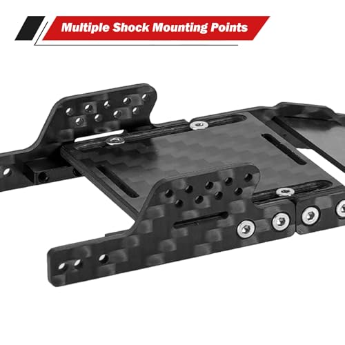 INJORA 35g Universal LCG Carbon Fiber Chassis Rahmen Kit für 1/24 Axial SCX24 C10 Wrangler Bronco Deadbolt Gladiator Dodge Power Wagon Upgrade
