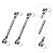 COSMEVIVI 2pcs Stainless Steel Jaw and Jaw Turnbuckle Rigging Screw for Wire Rope Tightening Easy Installation for Industrial Applications